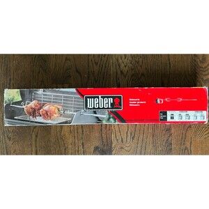 Weber 7652 Rotisserie Kit Genesis & Genesis II 200 300 Series Grill Spit Motor
